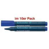  10 Permanentmarker Maxx 133 von Schneider, blau 